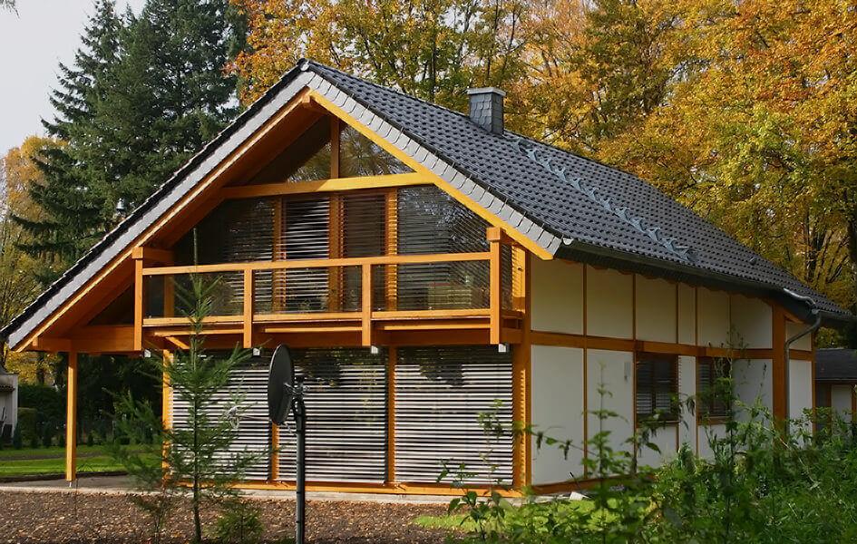 Holzhaus Natur Skelett, Referenz | © bei BEFRA Hausbau 2017